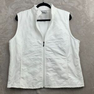 COLUMBIA QUILTED VEST WOMENS Size XL in WHITE 69724